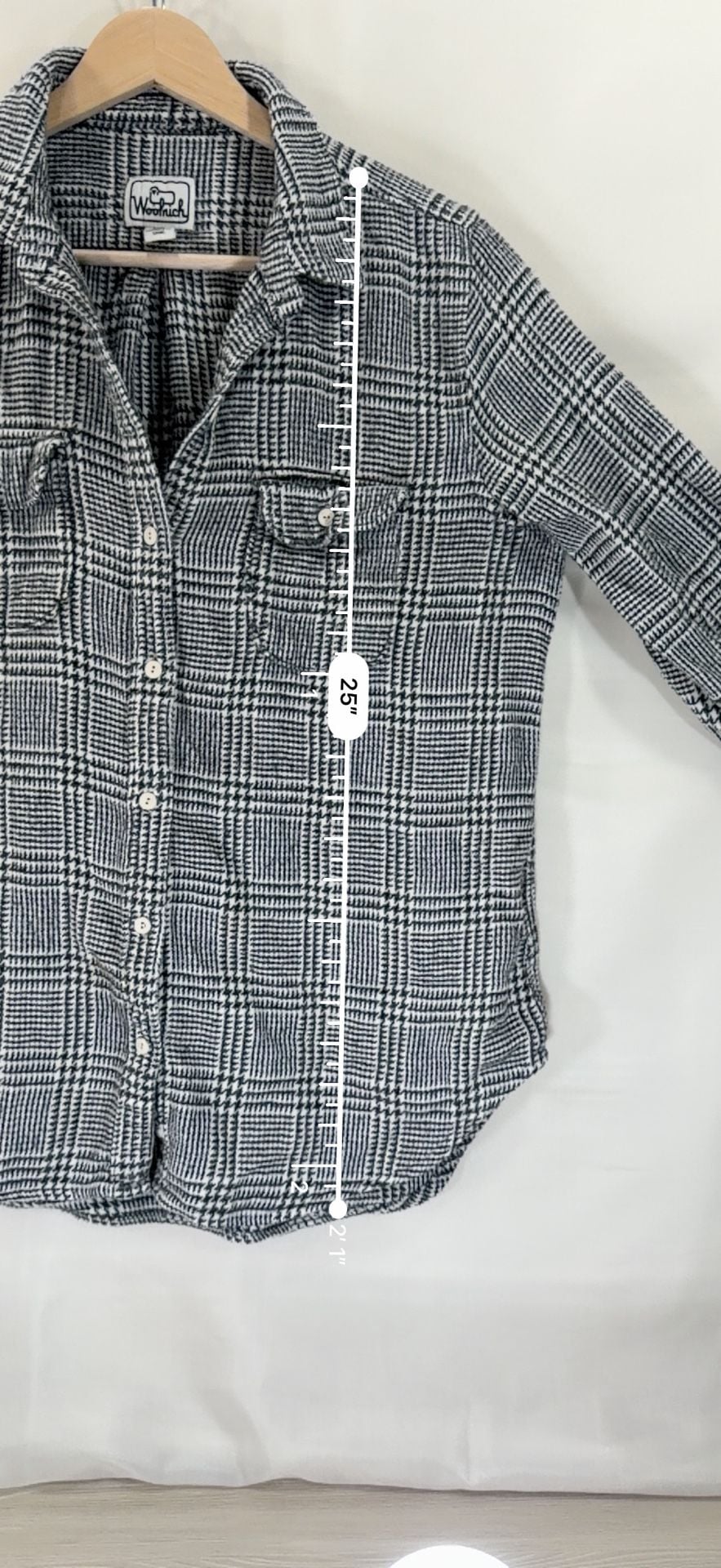 Woolrich Plaid Long Sleeve Button Down Shirt Size L 7