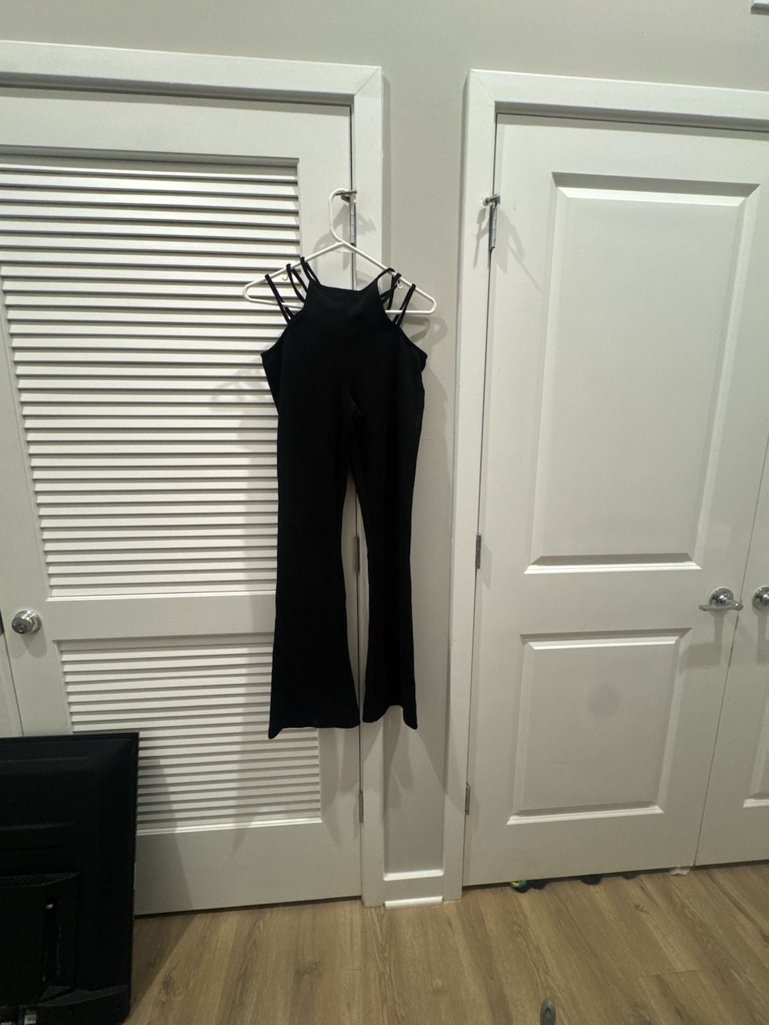 Black Strappy Cut-Out Wide Leg Jumpsuit 2