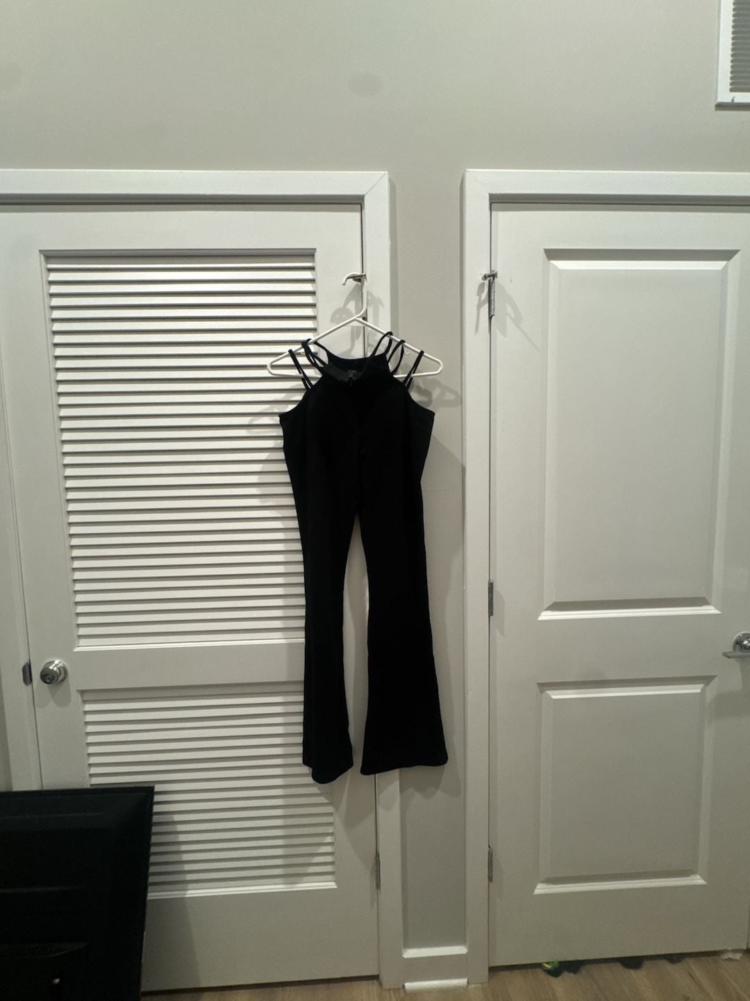 Black Strappy Cut-Out Wide Leg Jumpsuit 3