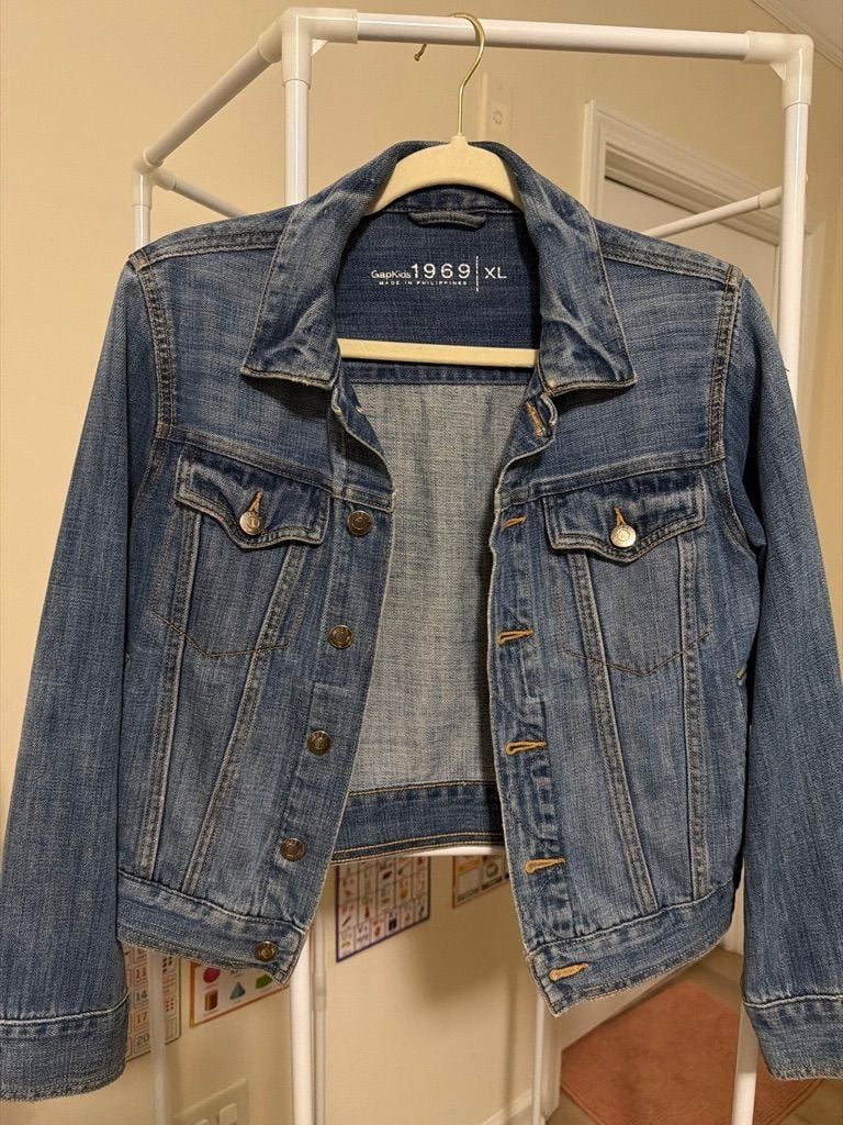 GapKids 1969 Denim Jacket Size XL 2