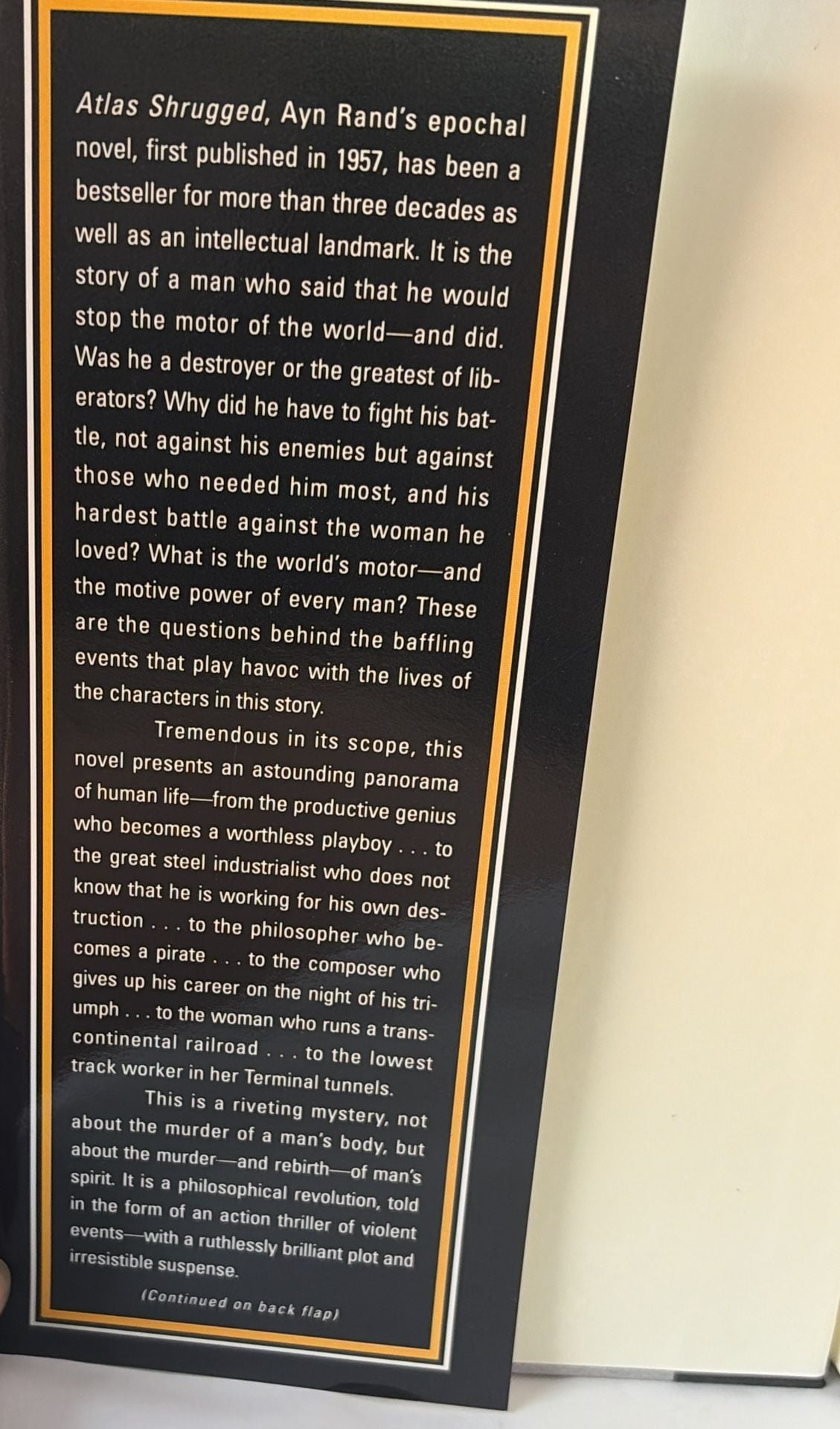 Ayn Rand Atlas Shrugged 35th Anniversary Edition Hardcover Book 4