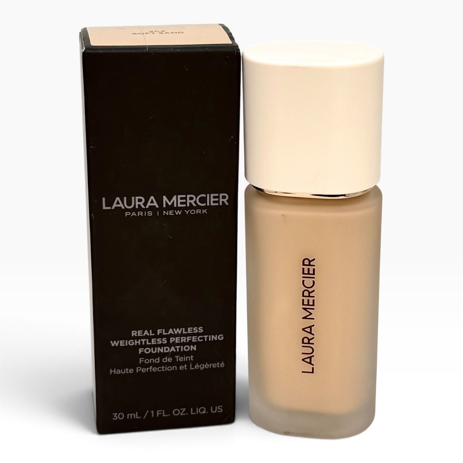 Laura Mercier Real Flawless Foundation 2C2 Soft Sand 1oz New Sealed 1