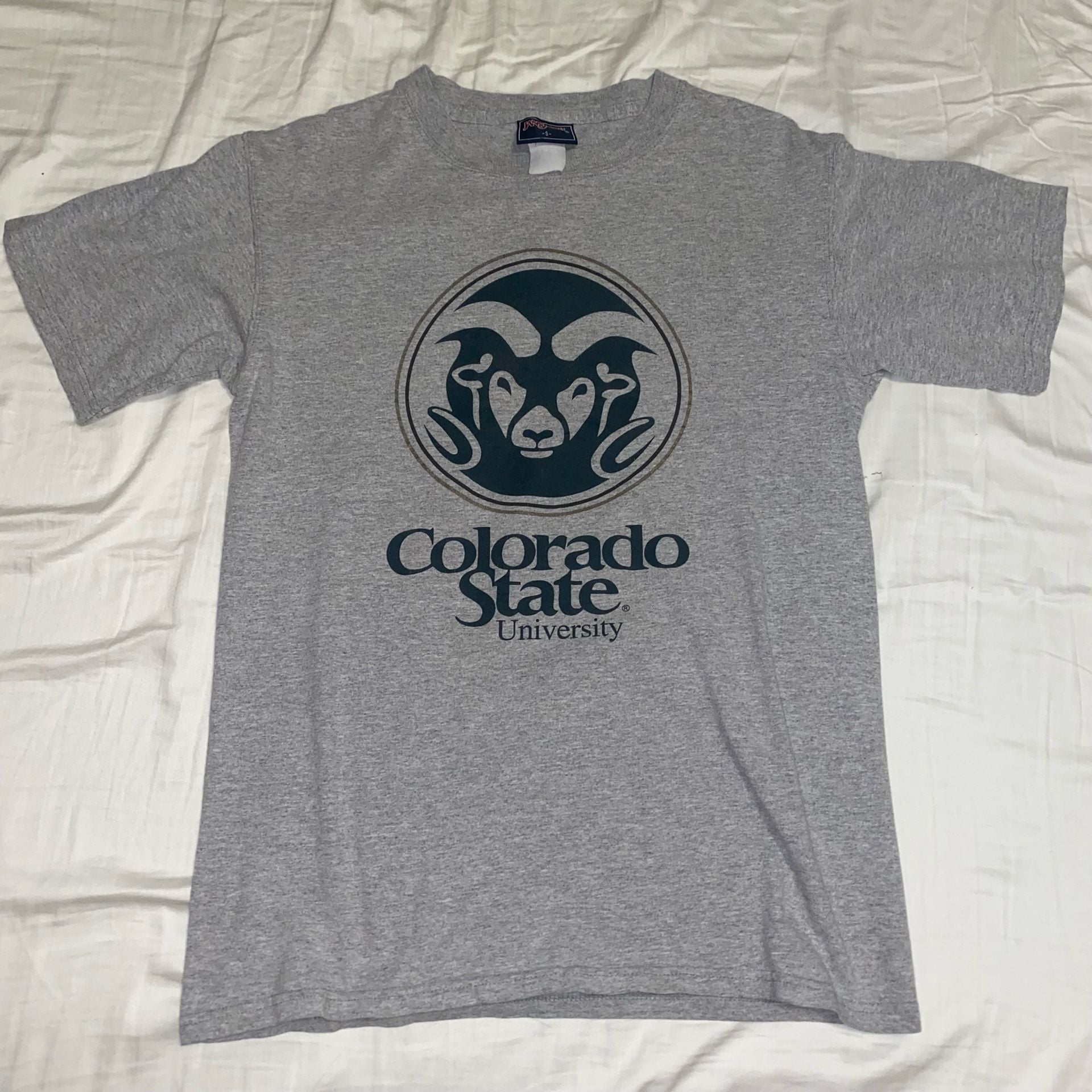 JanSport Colorado State University T-Shirt Size S Gray 3
