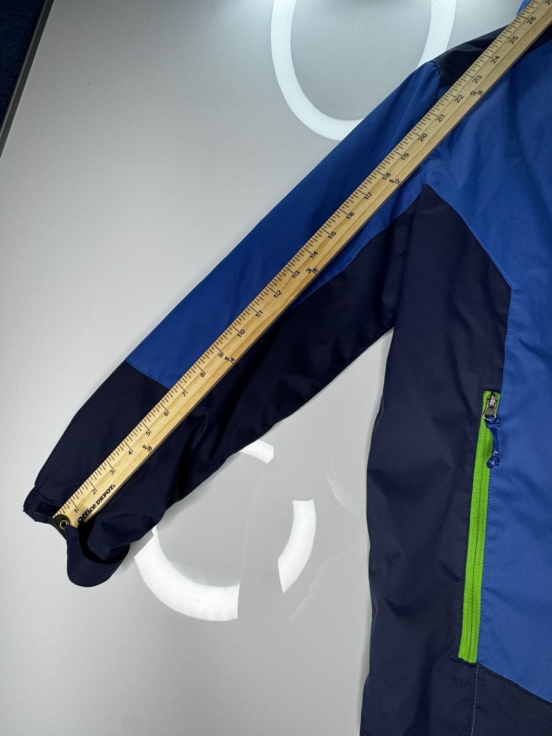L.L. Bean Kids Fleece Lined Hooded Jacket Size XL (18) Blue 6