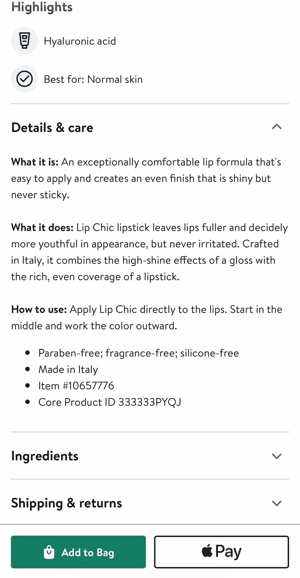 Chantecaille Lip Chic Lipstick in Shade Sunrise. NIB! 8