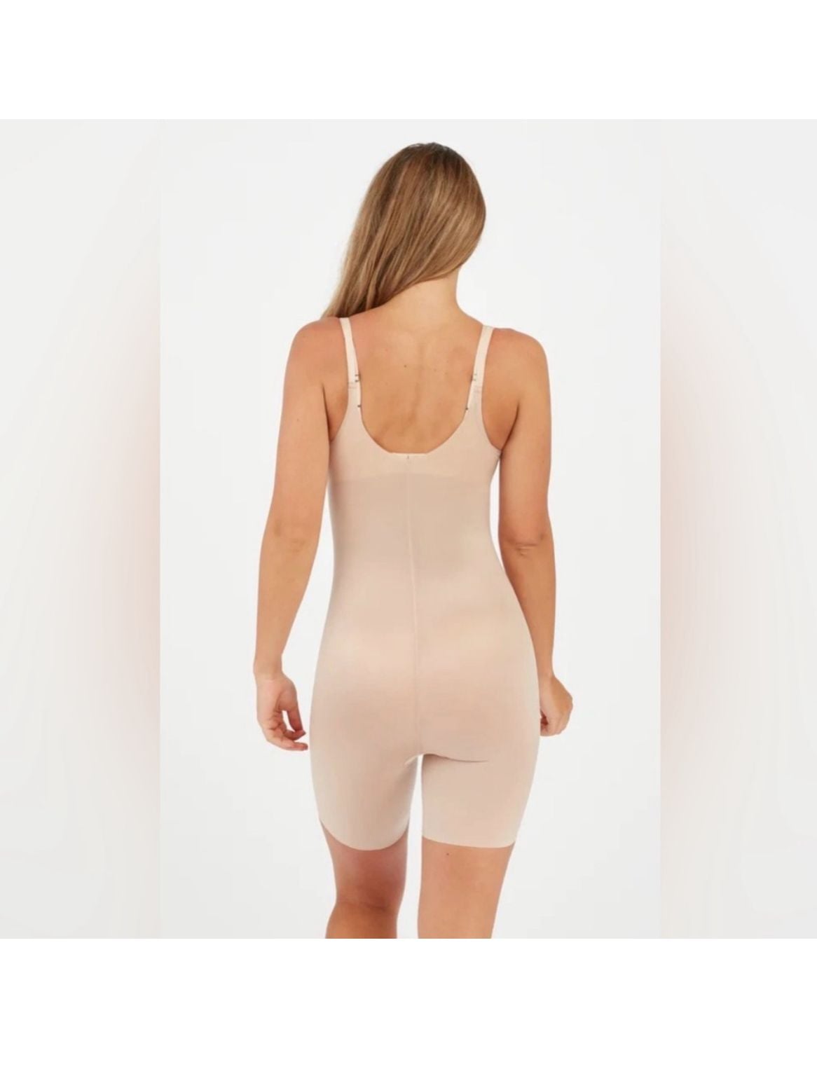 Spanx Thinstincts 2.0 Open-Bust Mid-Thigh Bodysuit Size 2X 13