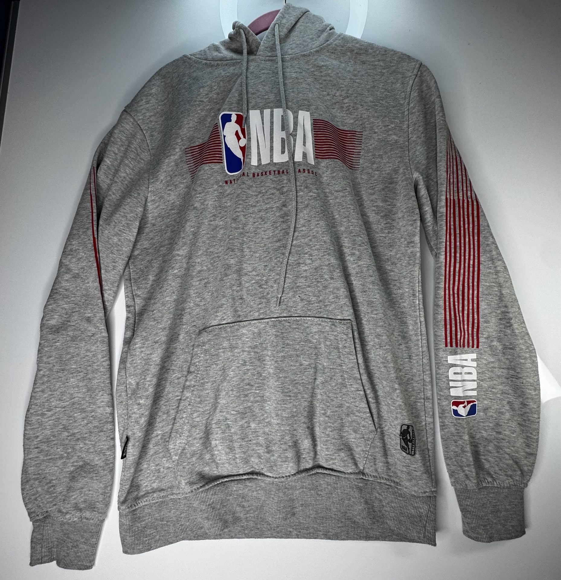 NBA National Basketball Association Hoodie Gray Pull Over Sweatshirt 2