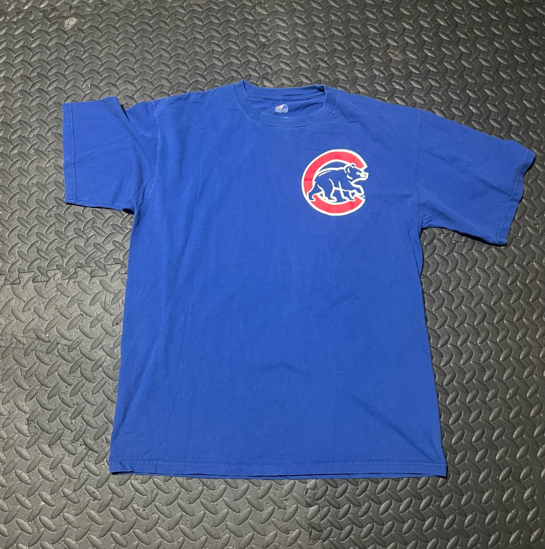 Majestic Chicago Cubs Starlin Castro 13 T-Shirt Size L Blue 2