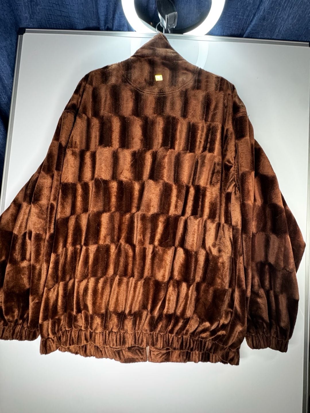 Sean John Velour Track Jacket Brown 5
