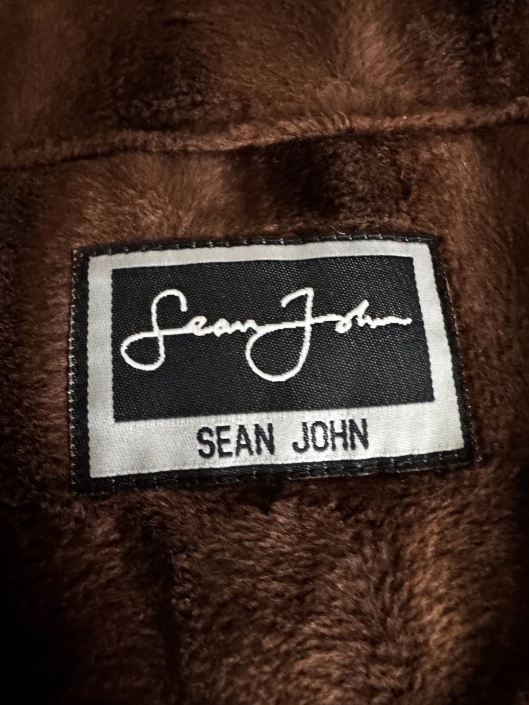 Sean John Velour Track Jacket Brown 7