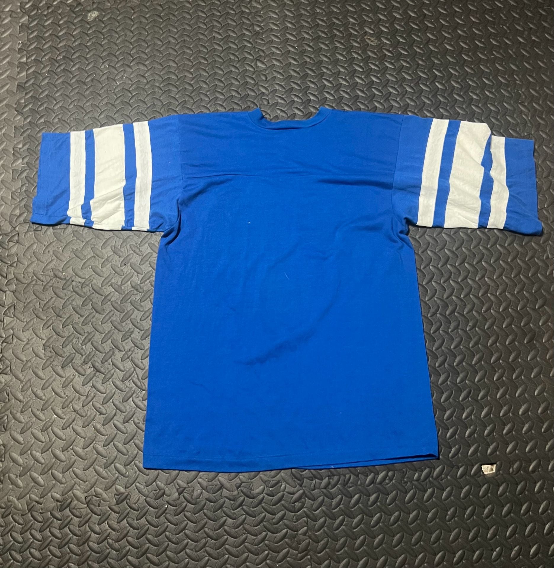 Logo 7 Chicago Cubs Jersey Size L Blue Vintage MLB T-Shirt 5