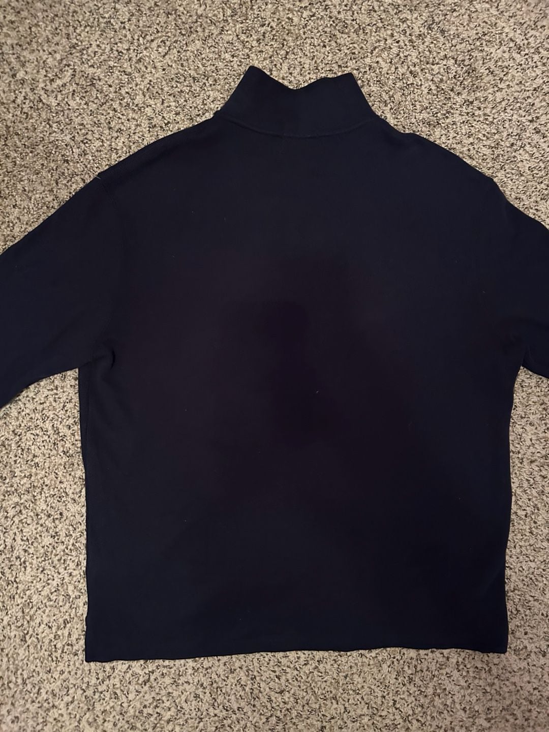Polo Ralph Lauren 1/4 Zip Pullover Size XL Navy Blue 8