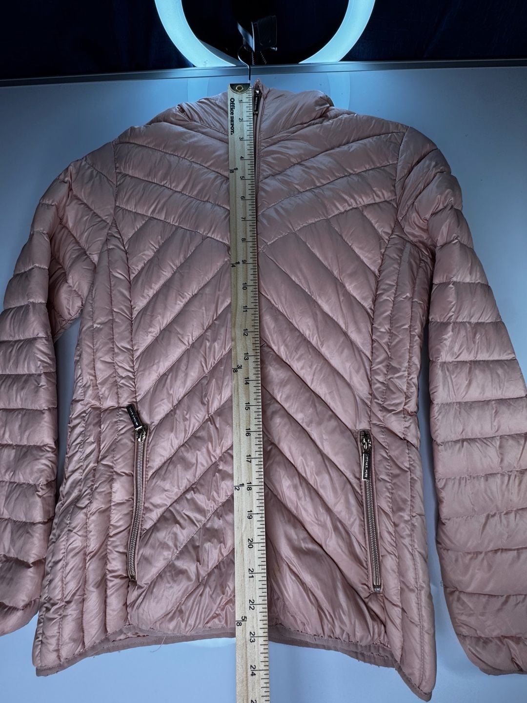 Michael Michael Kors Packable Down Fill Jacket Size S Pink 3