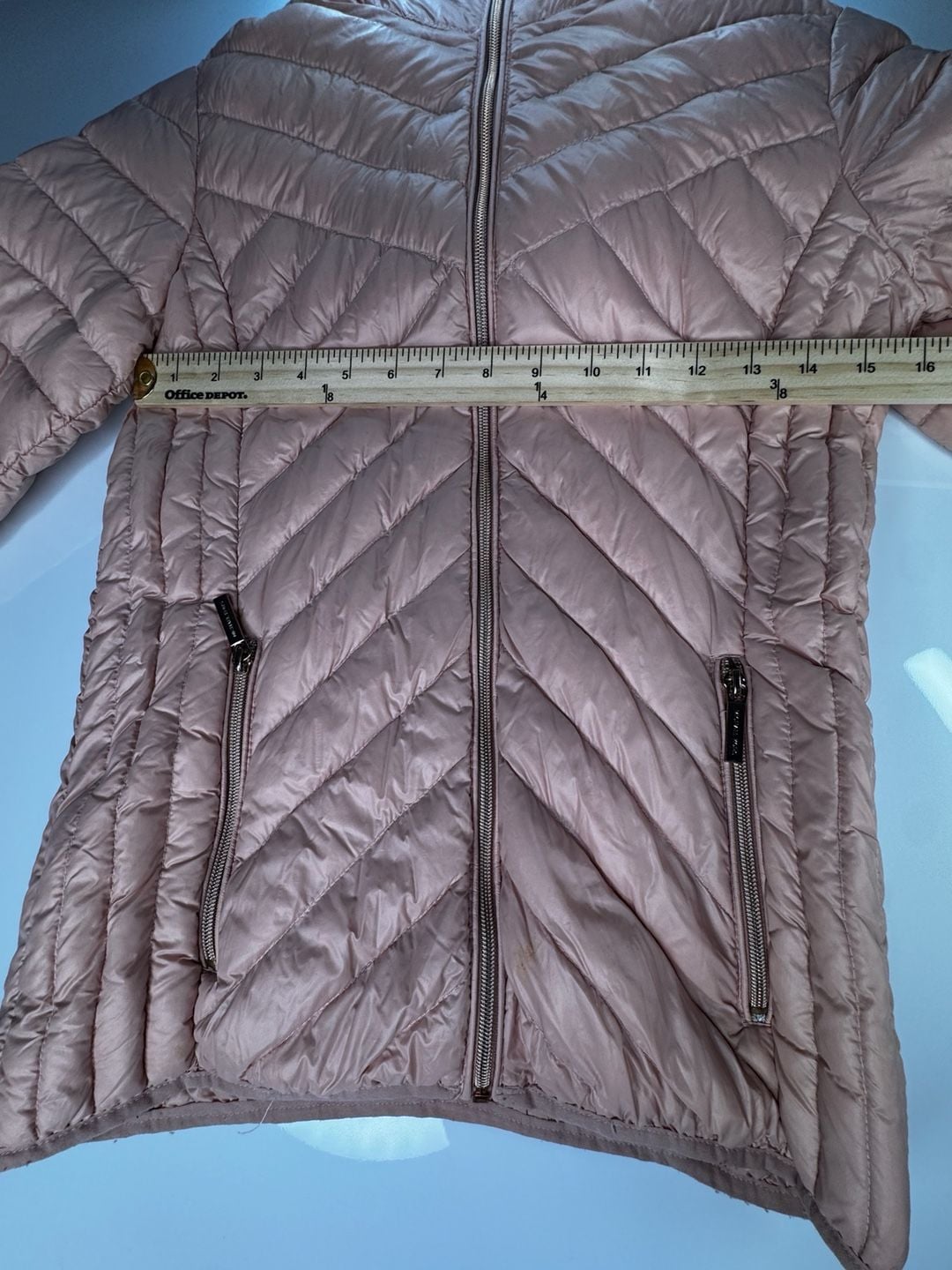Michael Michael Kors Packable Down Fill Jacket Size S Pink 4