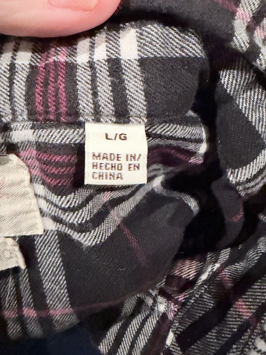 Weatherproof Vintage Plaid Flannel Shirt Size Large 6