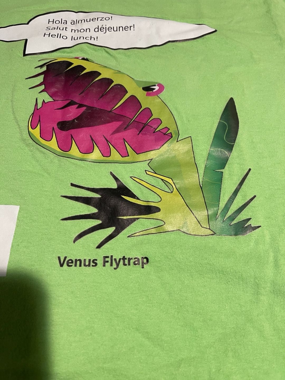 Venus Flytrap Carnivorous Plant Graphic T-Shirt Green 9