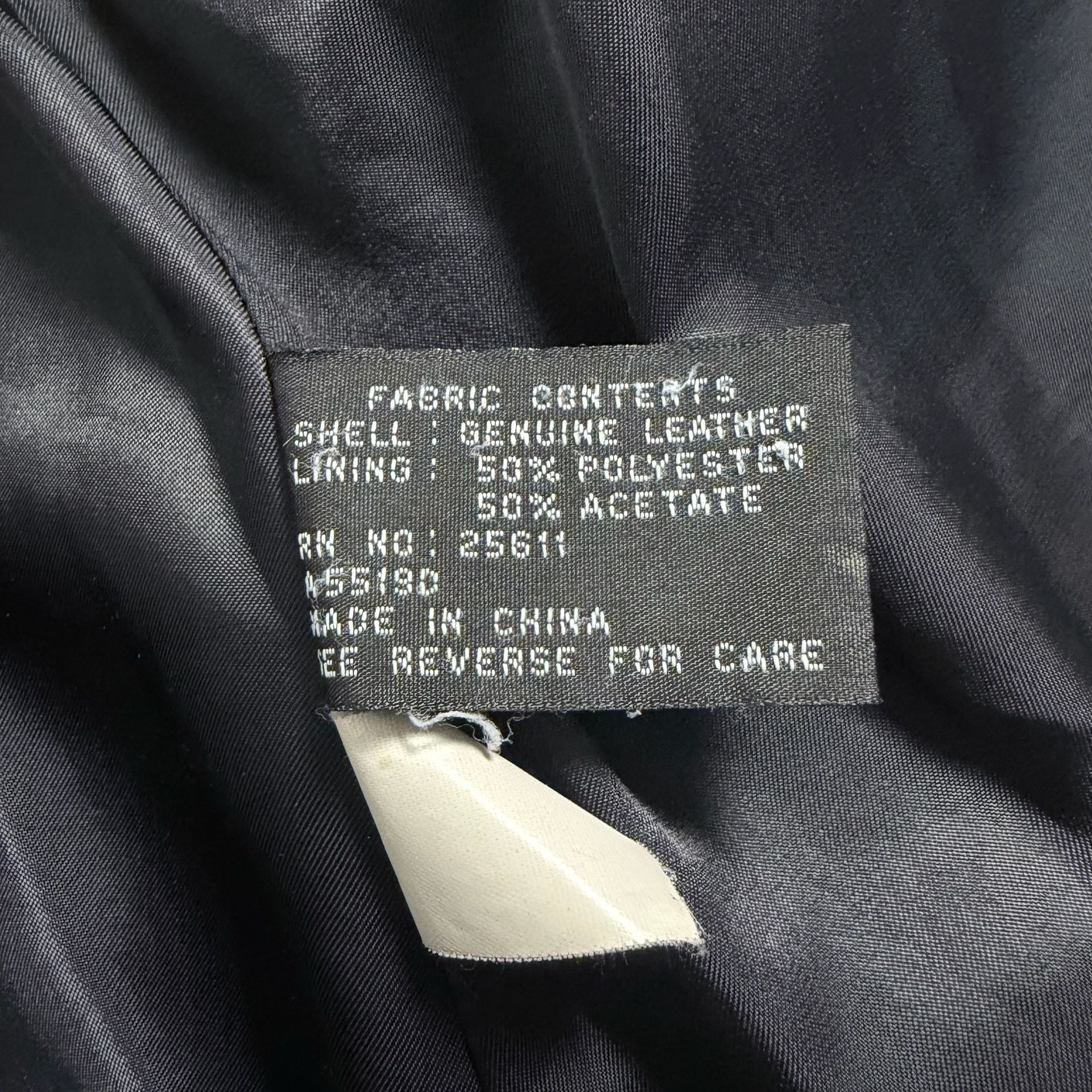 Avanti New York Leather Jacket XL Black Genuine Leather Full Zip Coat 4