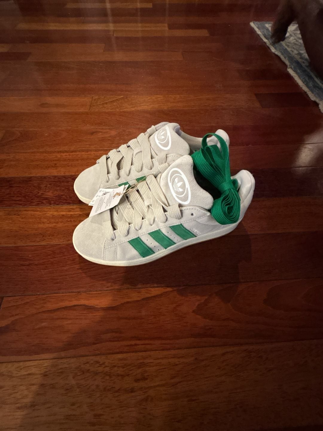 Adidas Campus 00s Shoes Grey Green 2