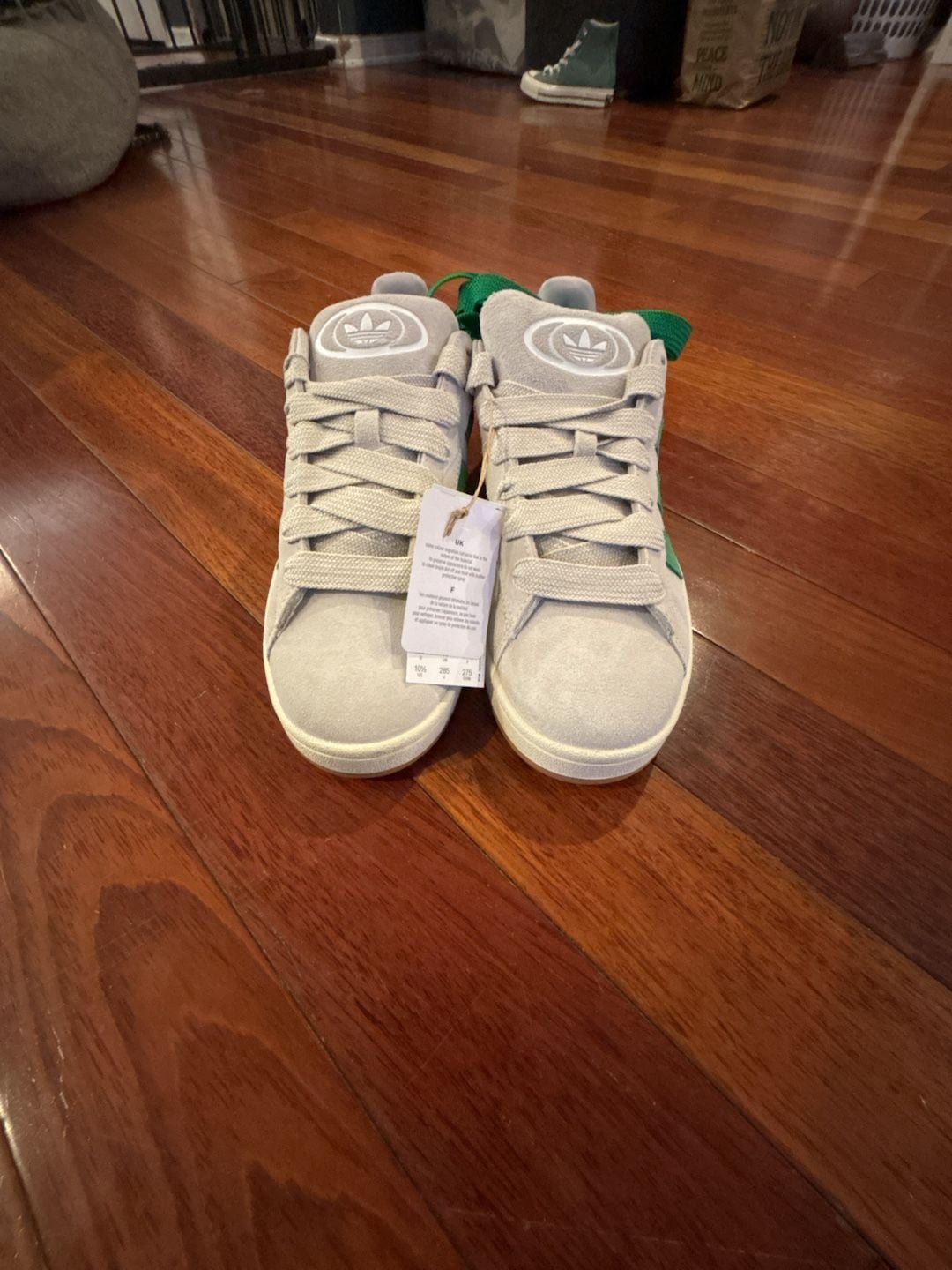 Adidas Campus 00s Shoes Grey Green 3