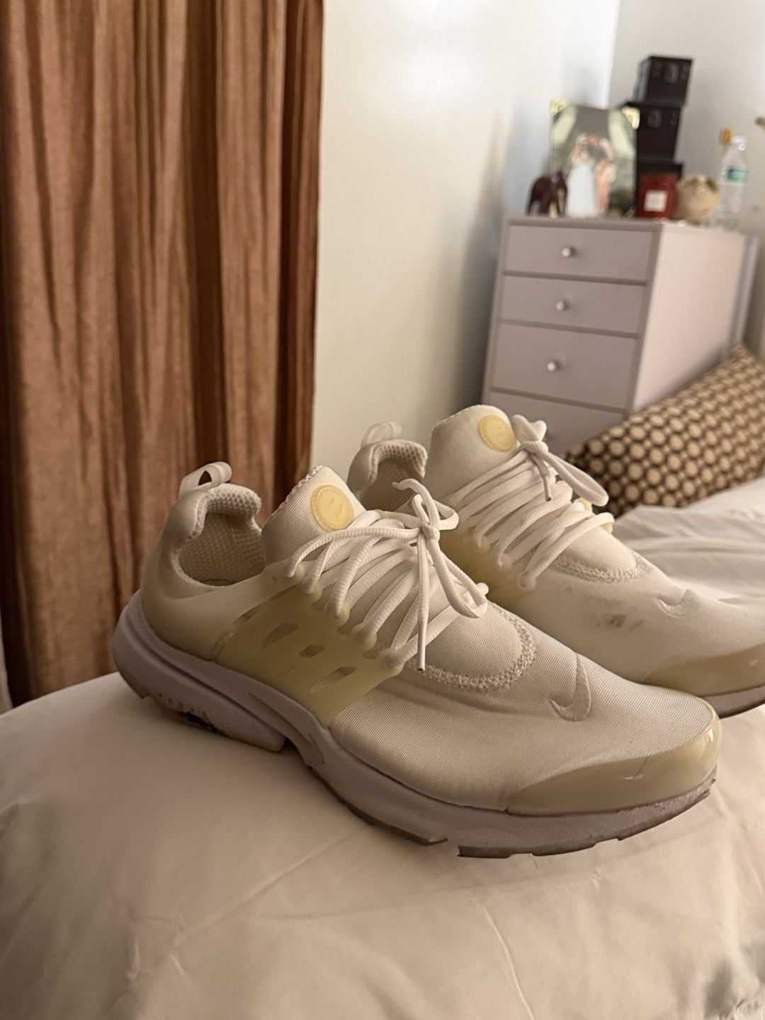 Nike Air Presto White Yellow Casual Sneakers 3