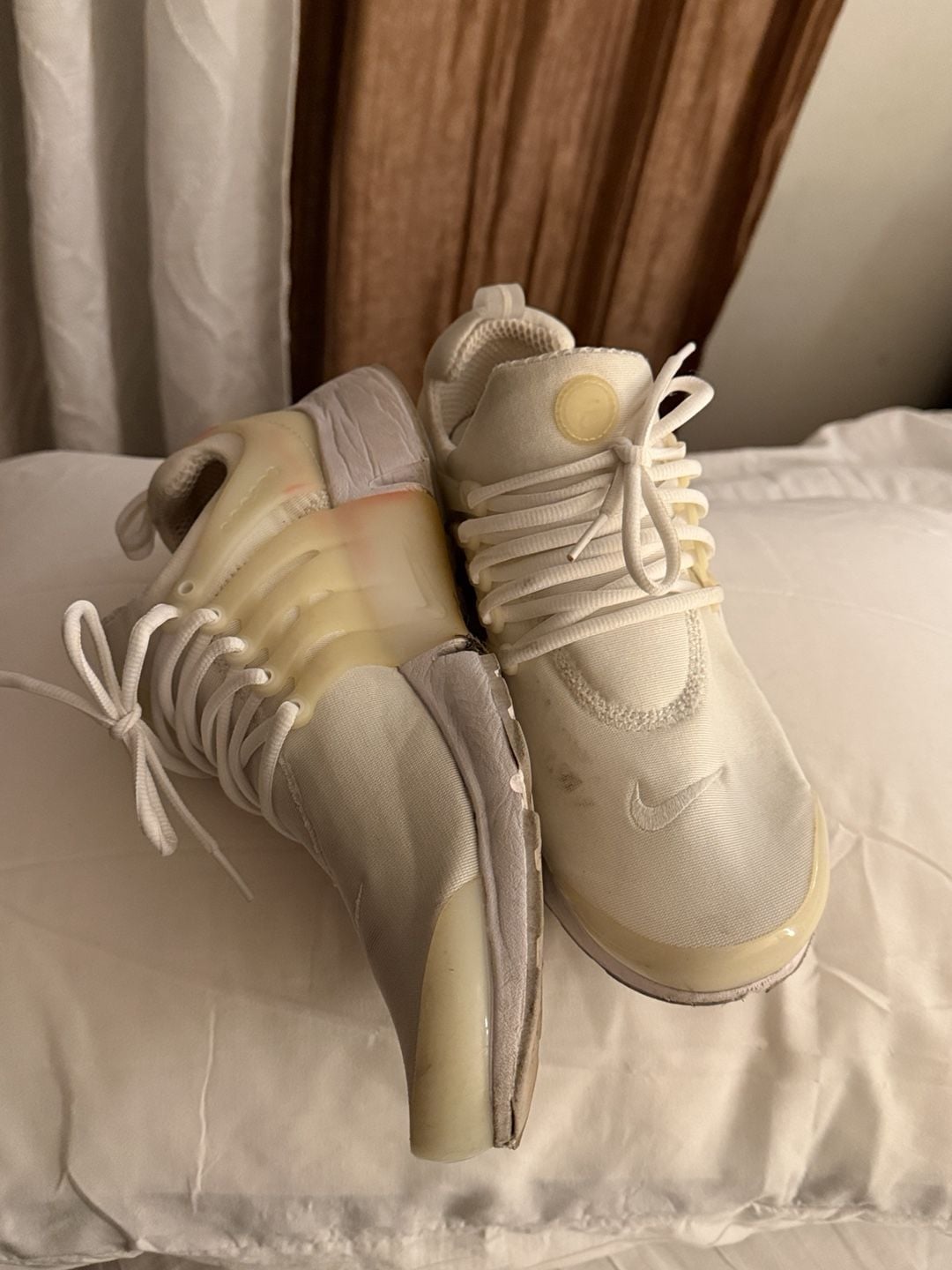 Nike Air Presto White Yellow Casual Sneakers 4