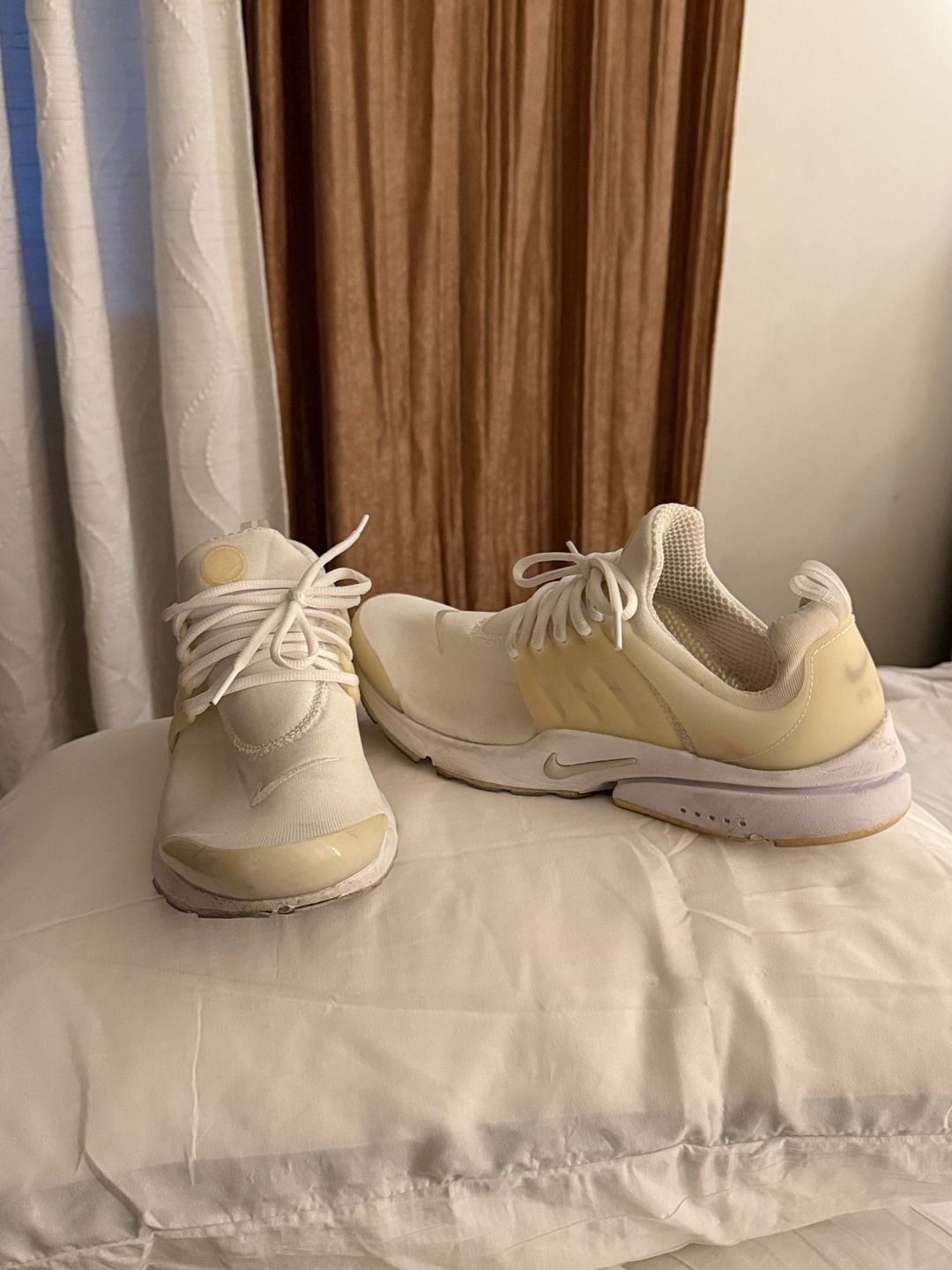 Nike Air Presto White Yellow Casual Sneakers 5