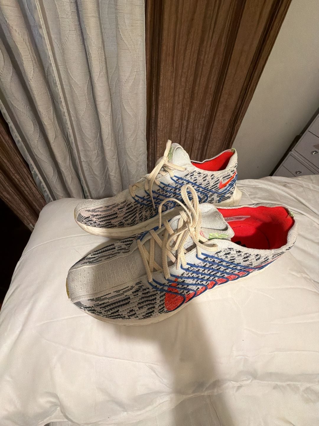 Nike Pegasus Turbo Next Nature Running Shoes White Red 3