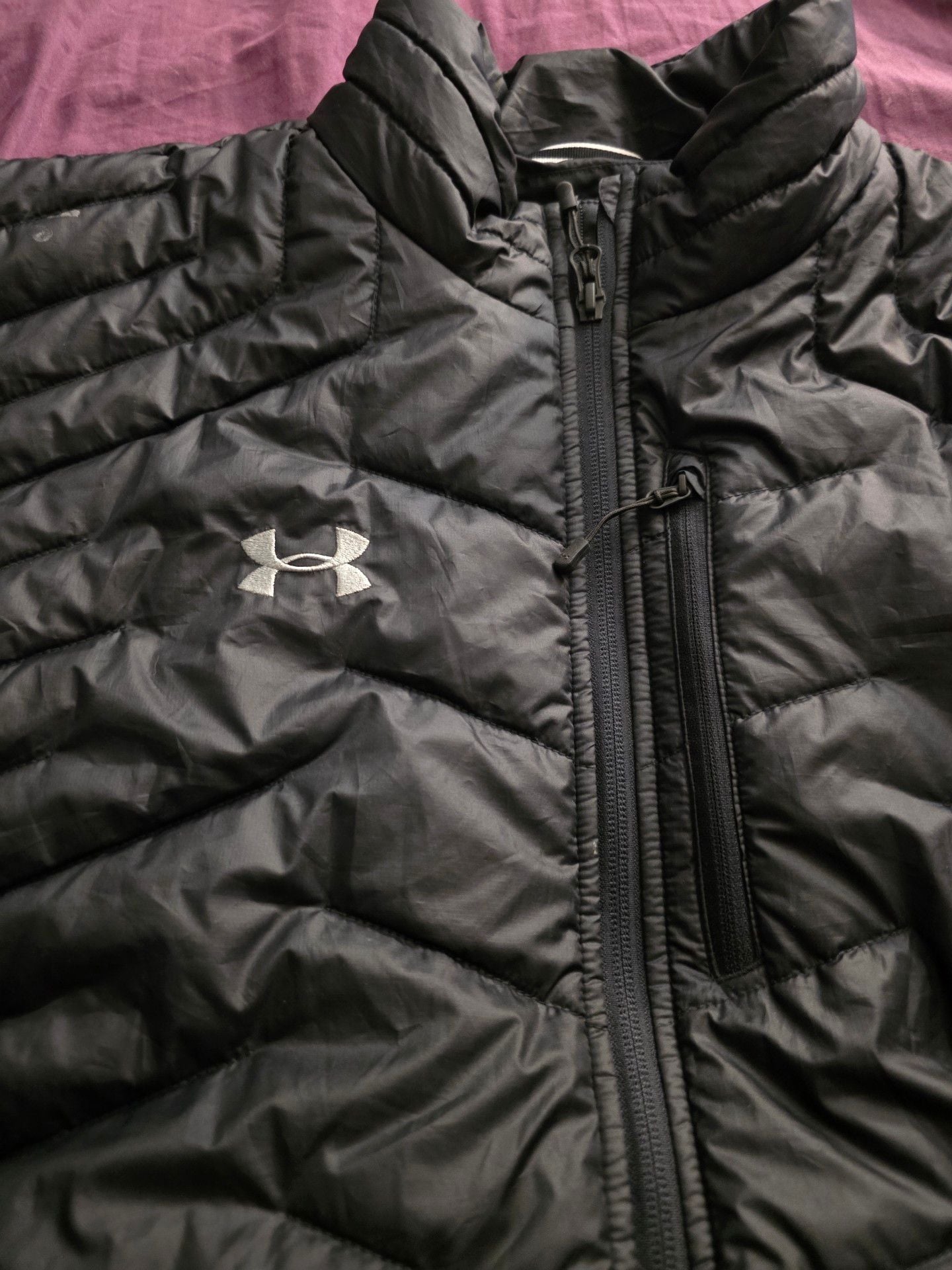 Under Armour ColdGear Reactor Puffer Jacket Black 3