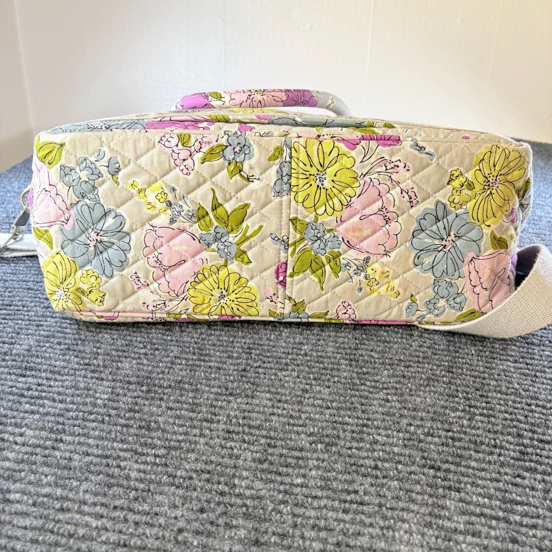Vera Bradley Quilted Floral Tote Diaper Bag 9