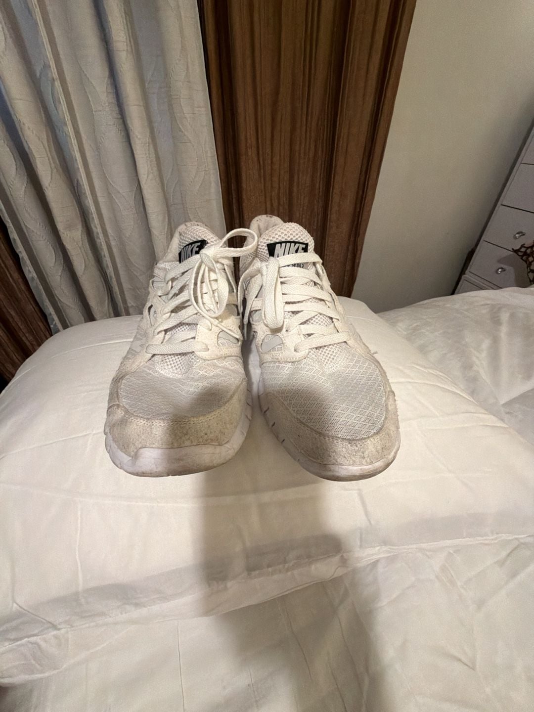 Nike Free Run 2 White Black Running Shoes 2