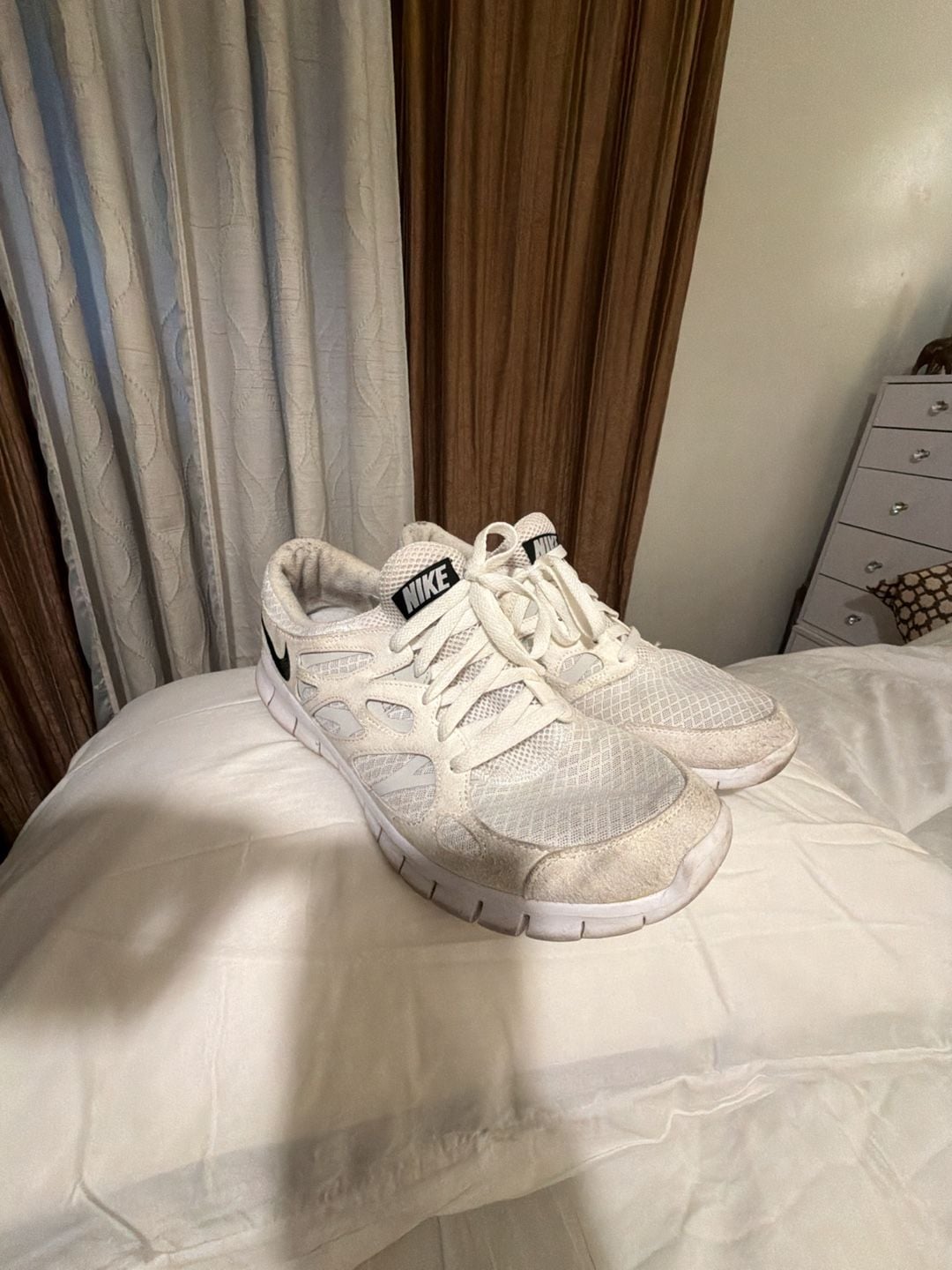 Nike Free Run 2 White Black Running Shoes 4