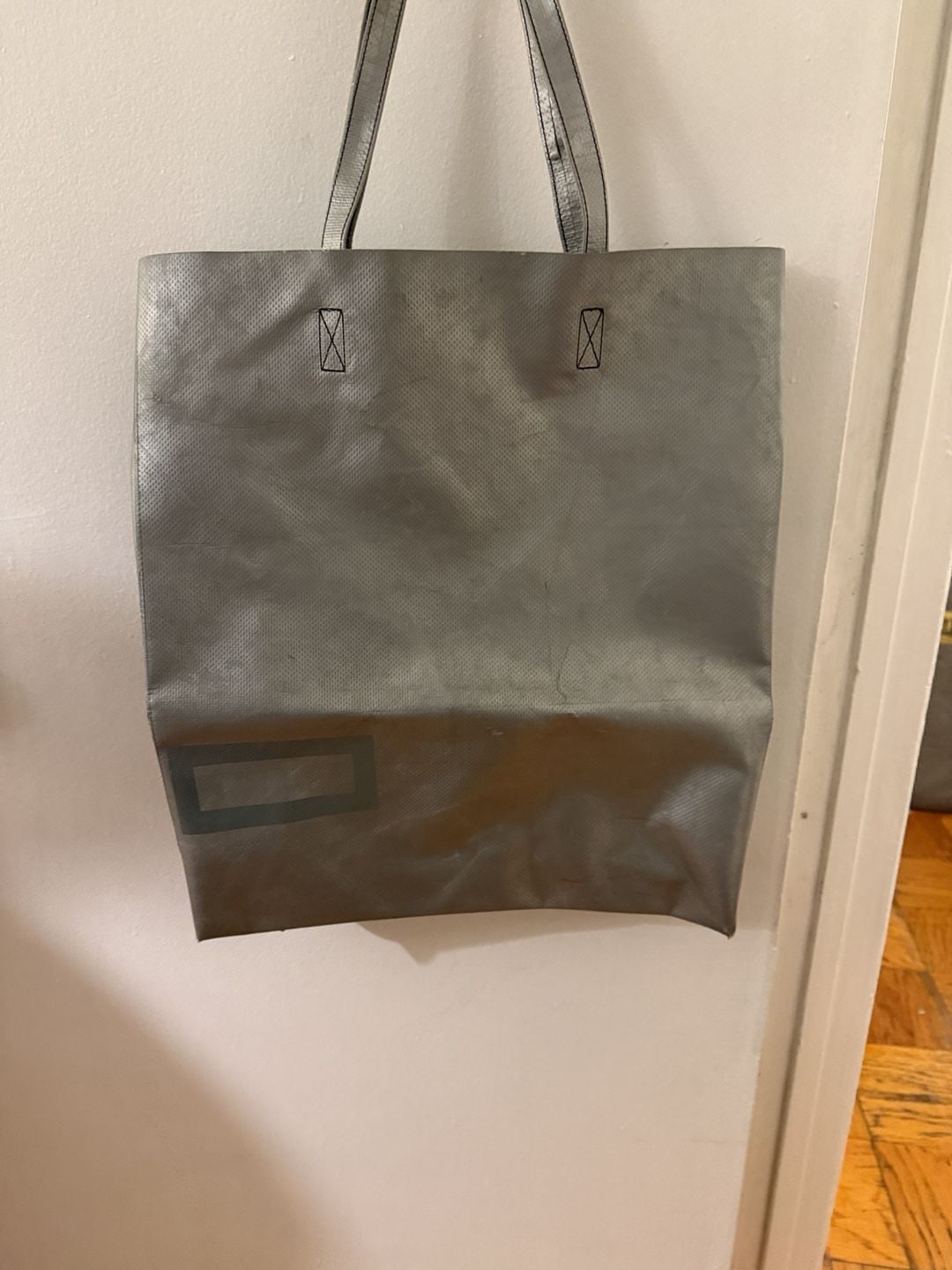 Freitag F52 Miami Vice Shopping Bag Silver Recycled Truck Tarp Tote 5