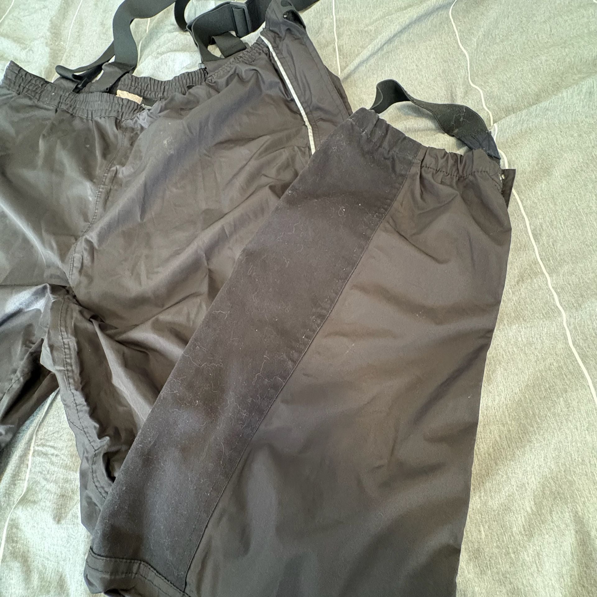 Harley-Davidson Rain Pants Size XL Black Suspenders Motorcycle 3