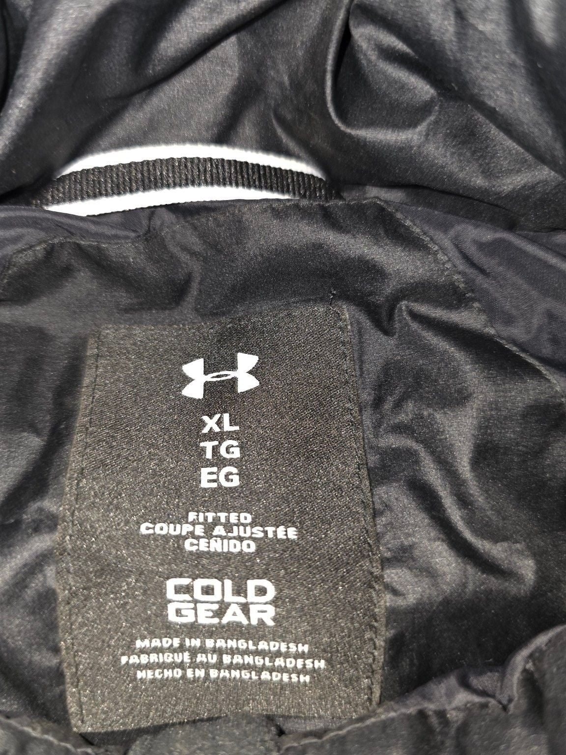 Under Armour ColdGear Reactor Puffer Jacket Black 5