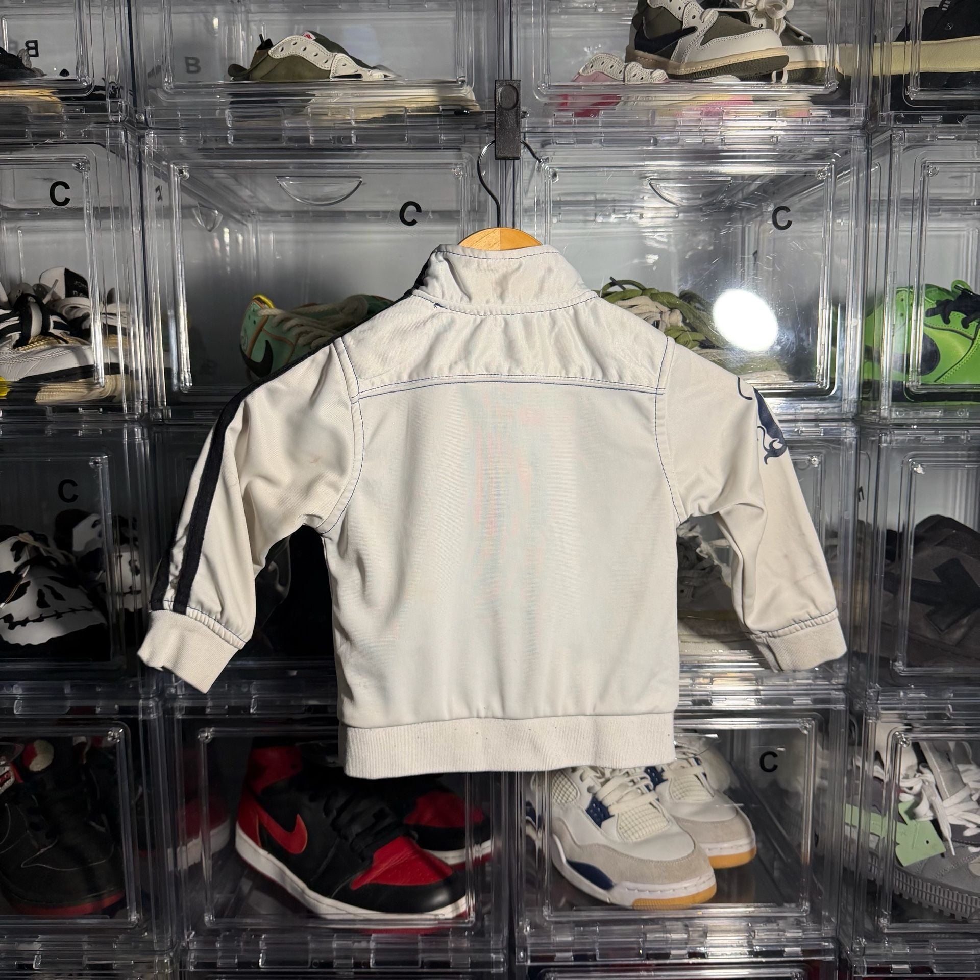 Coogi Full Zip Track Jacket Size 3T White 3