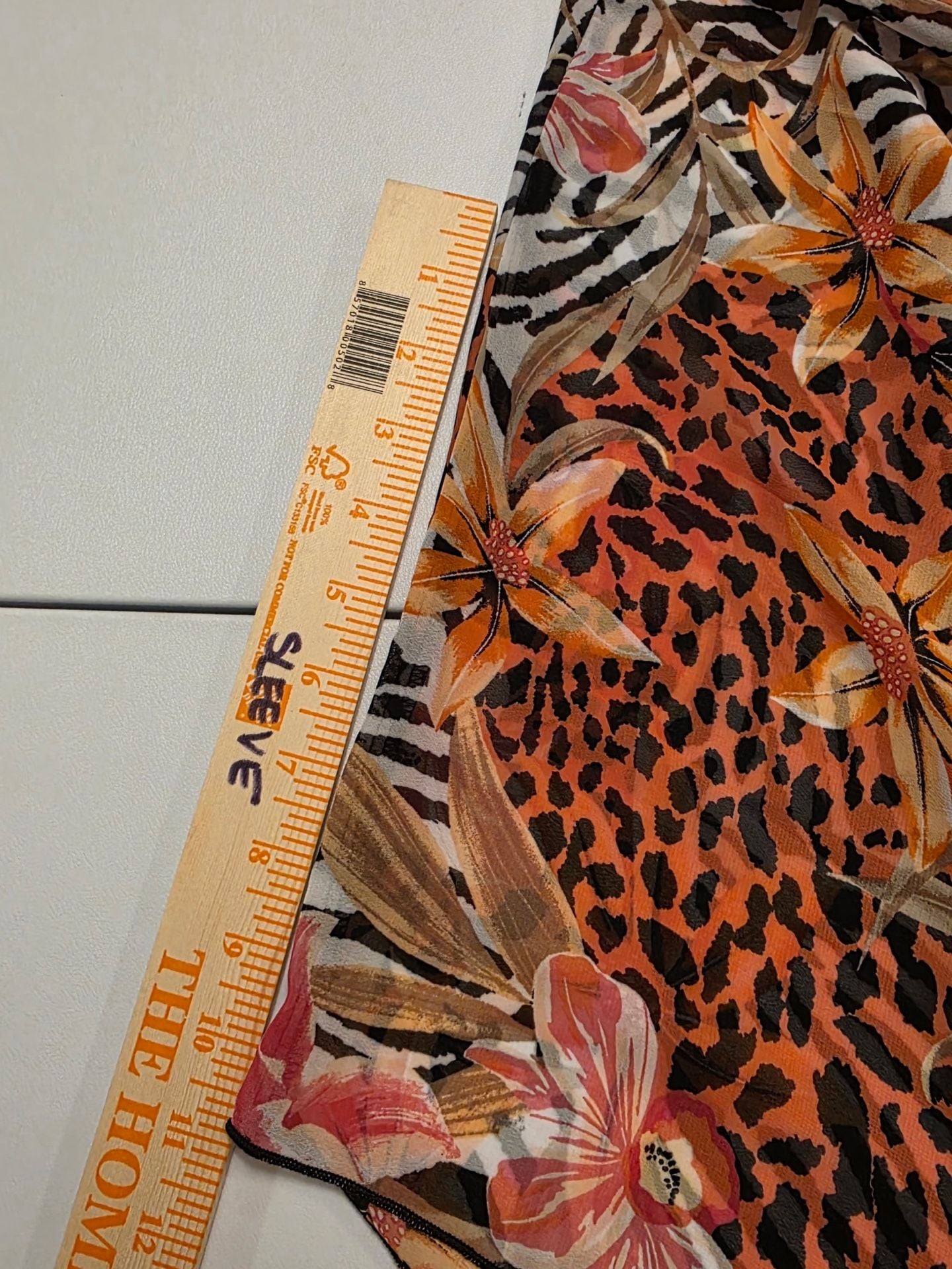 Liv Los Angeles Kimono Size L Mixed Print Animal Floral Cover Up Top 13
