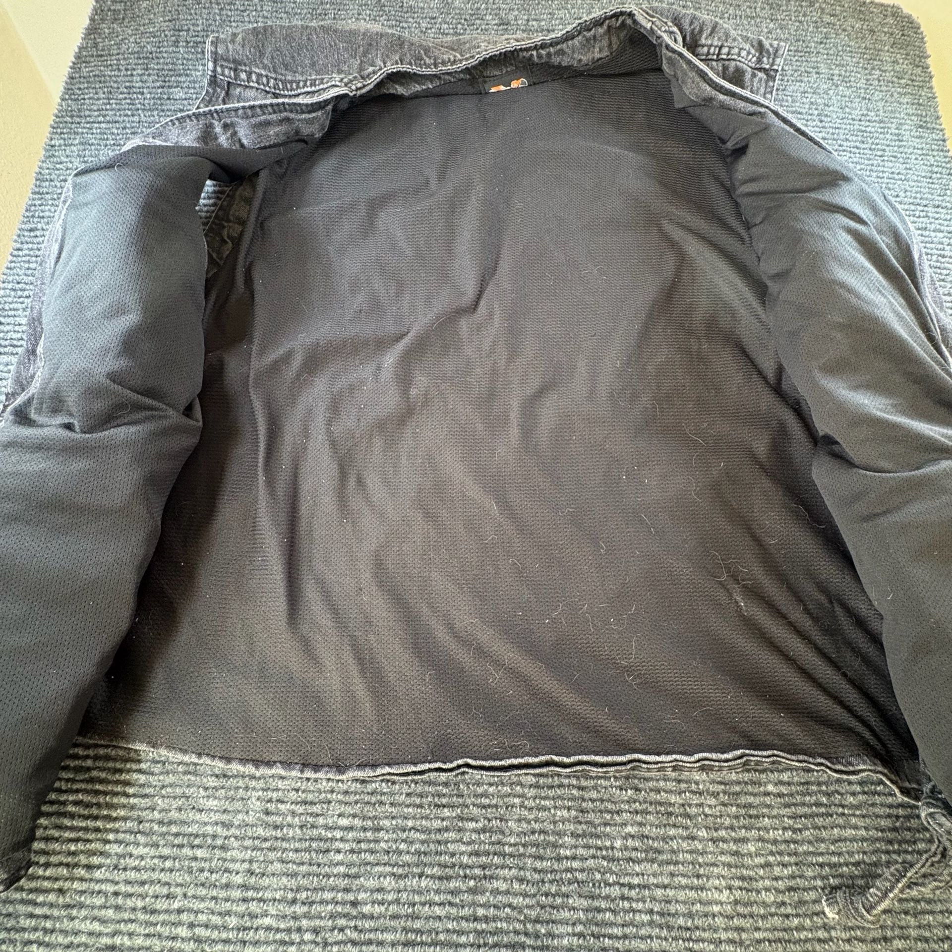 Vance Biker Wear Black Denim Biker Vest 9