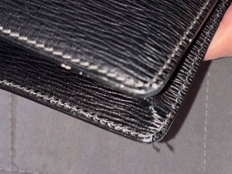 Salvatore Ferragamo Black Leather Lock Clutch Bag 9