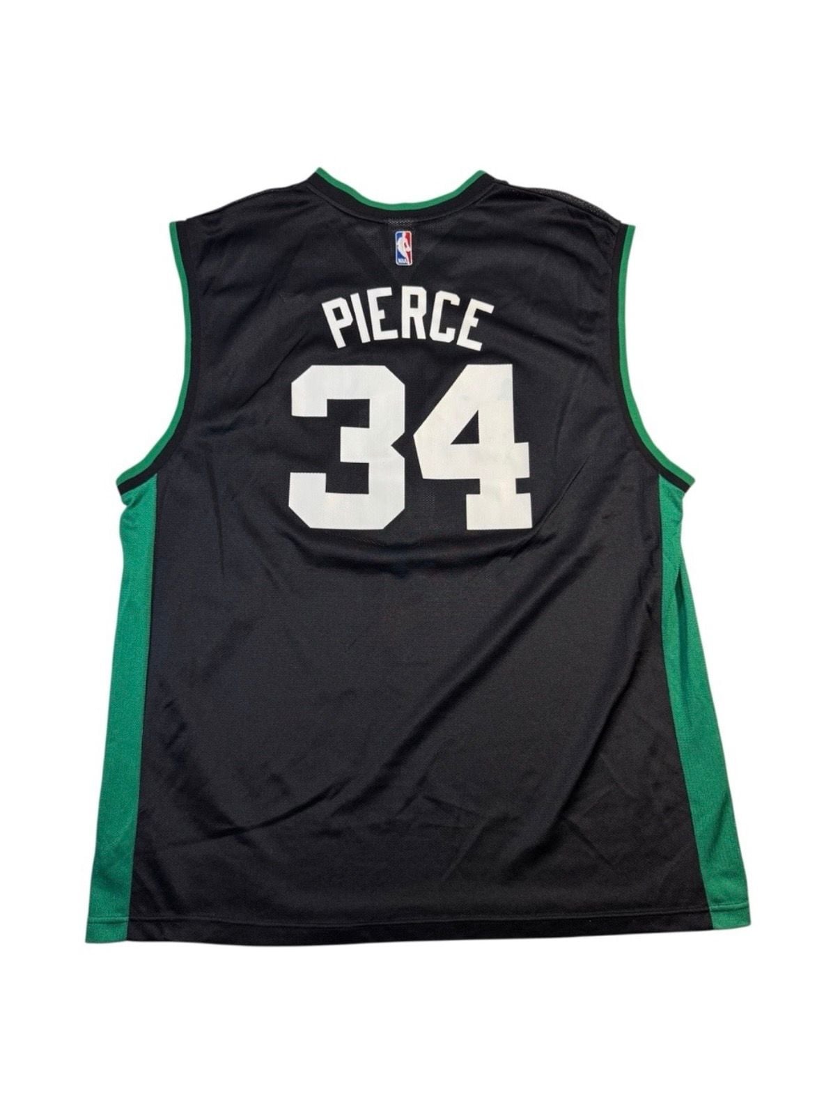 Vintage Reebok Boston Celtics Paul Pierce #34 NBA Jersey Mens 2XL Black 2