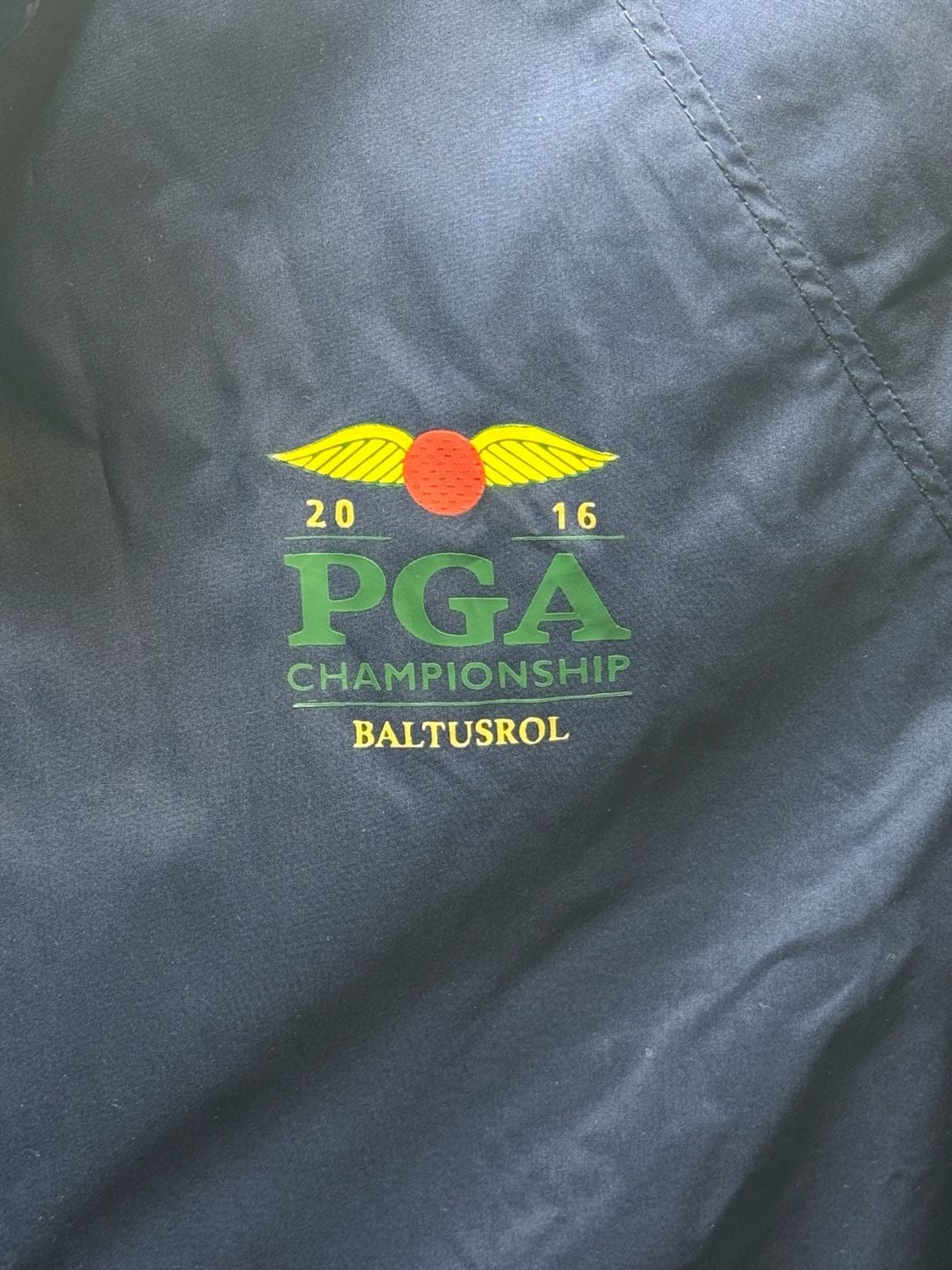 Polo Golf Ralph Lauren Windbreaker Jacket Size M 2016 PGA Championship Navy 3
