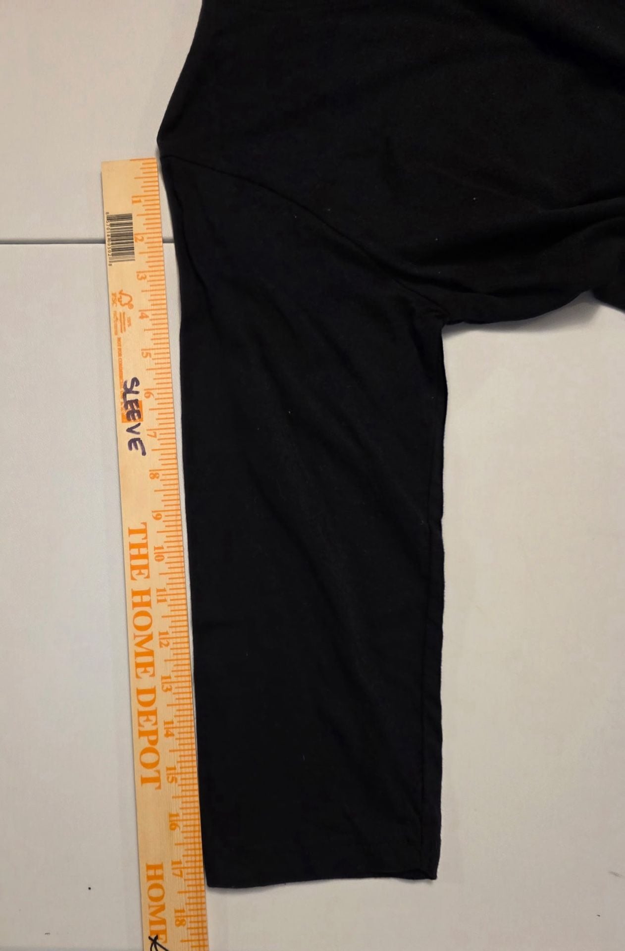 Lands End Knit Shaped Fit T-Shirt Women's Sz L 14-16 Tops Black 10