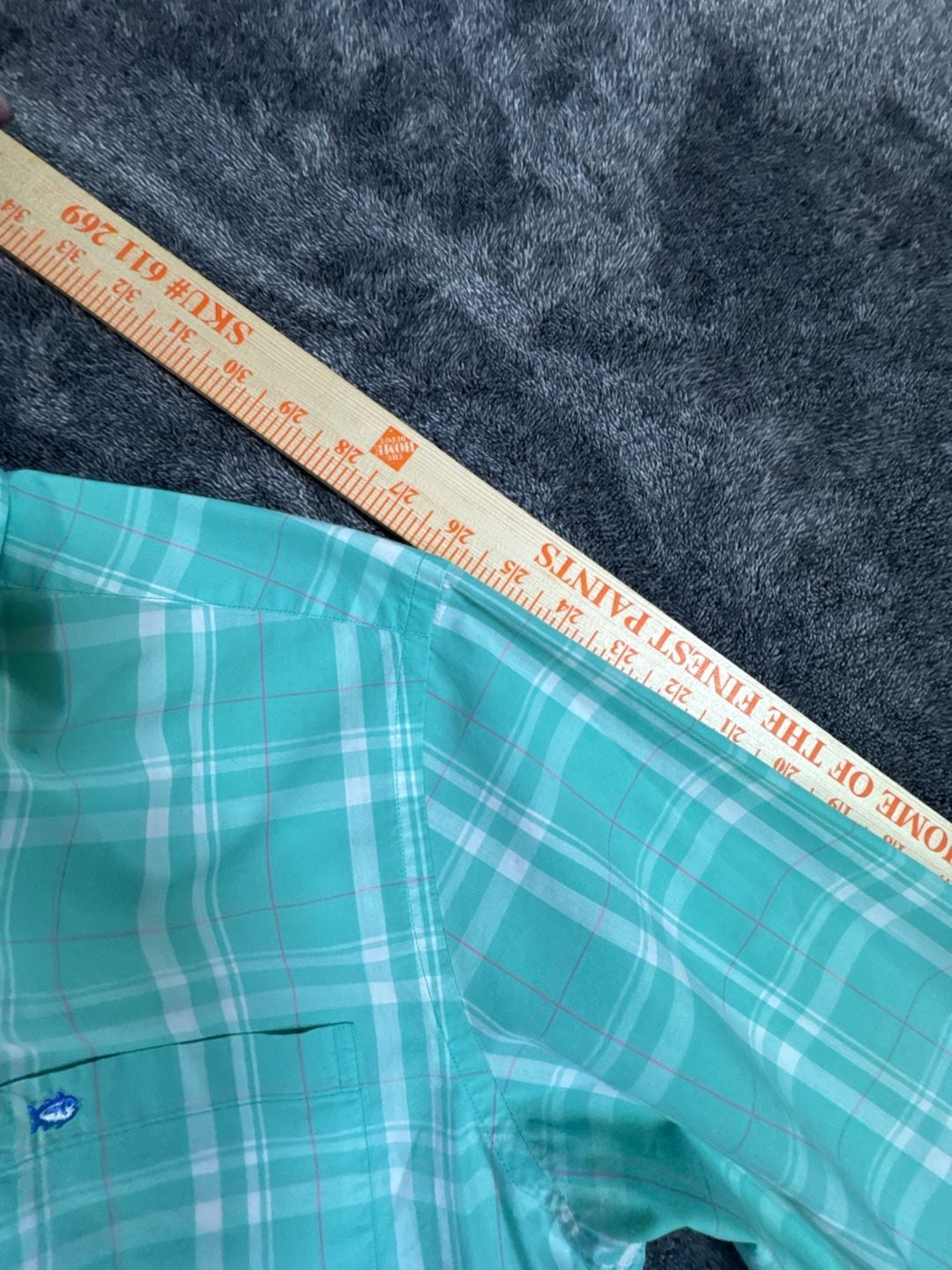 Southern Tide Plaid Long Sleeve Button Down Shirt Size S Classic Fit Green 10