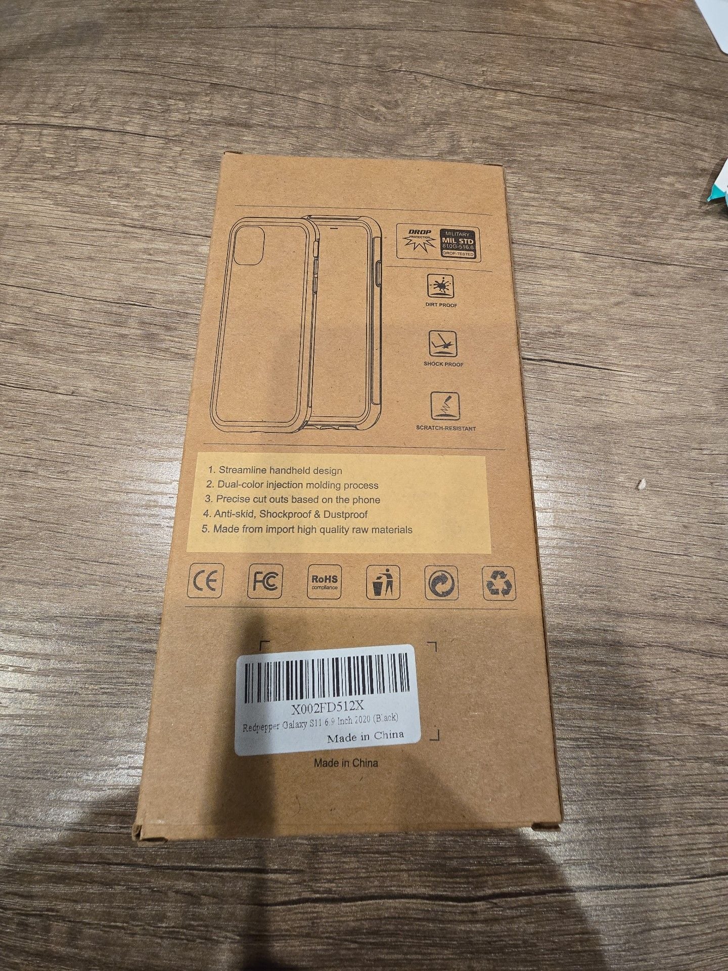 Redpepper Galaxy S11 6.9 Inch 2020 Case Black 2