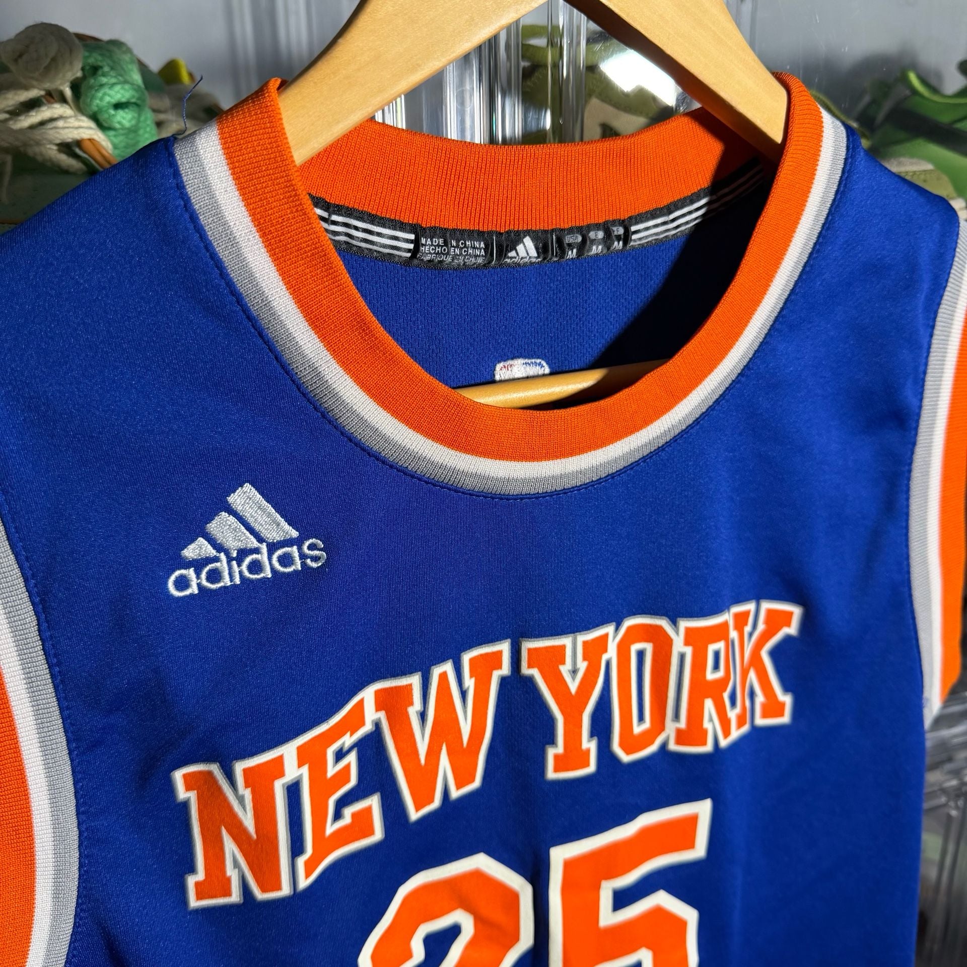 Adidas New York Knicks Derrick Rose 25 Basketball Jersey Size Medium 3