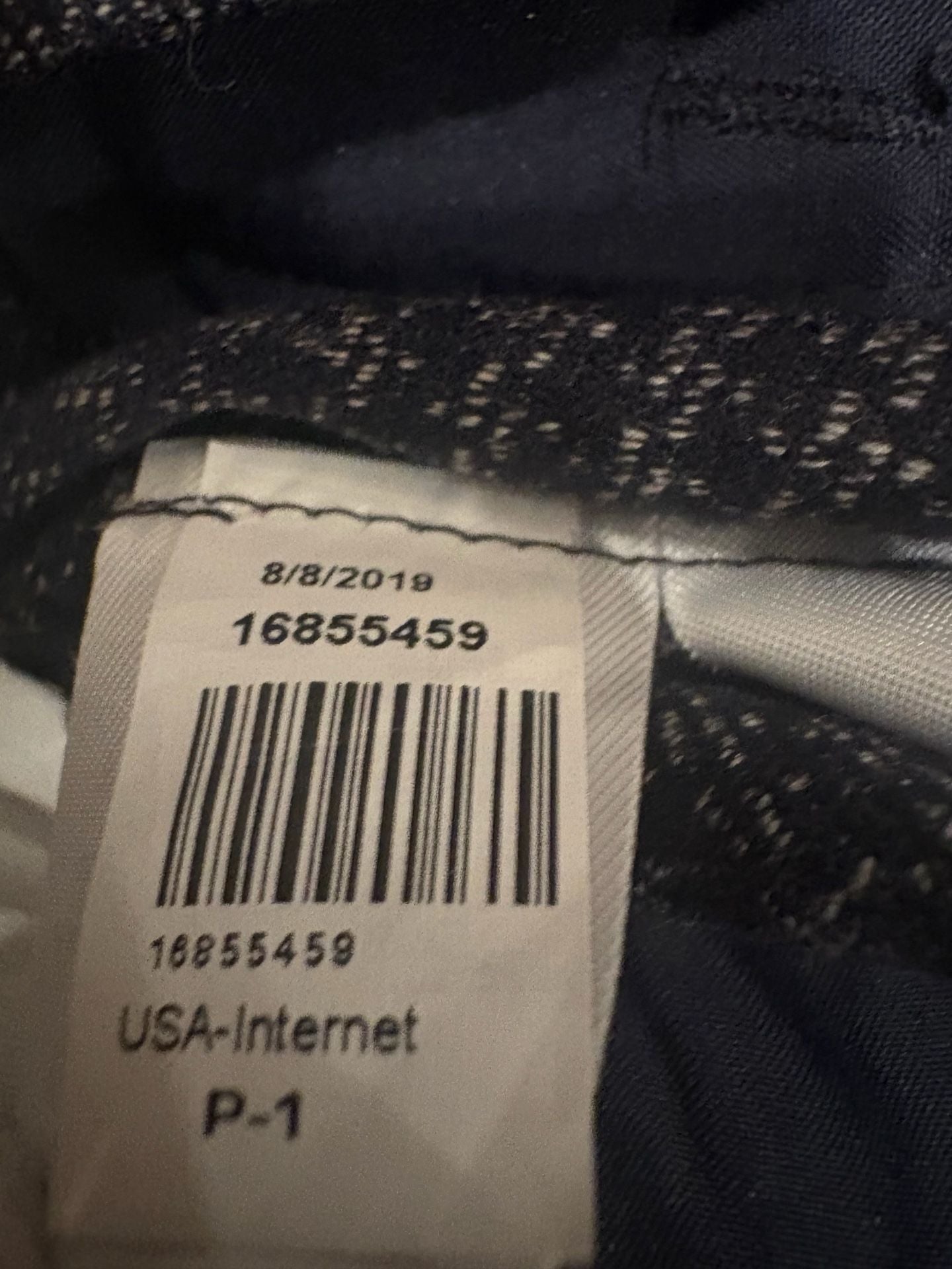 LOFT 8T Tall Women’s High Rise Trouser Pants Navy White Houndstooth Wide Leg 12