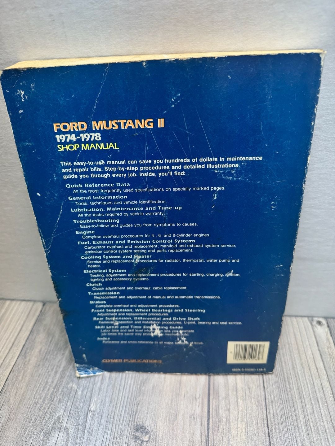 Clymer Ford Mustang II 1974-1978 Shop Manual 5