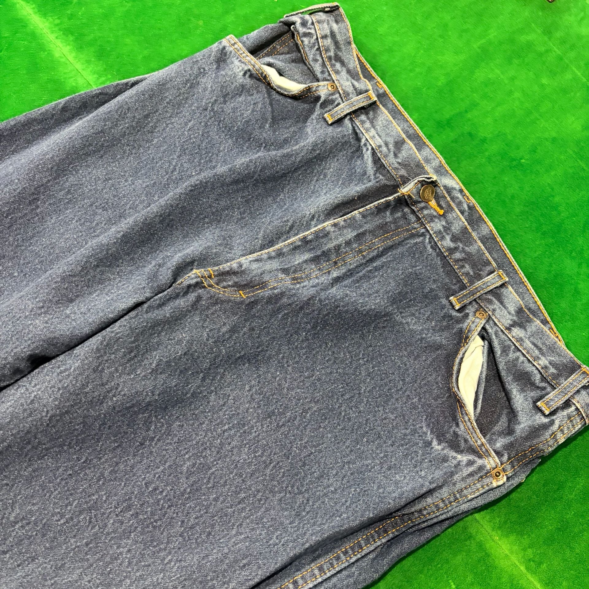 Dickies Relaxed Fit Denim Work Jeans Blue Cotton 3