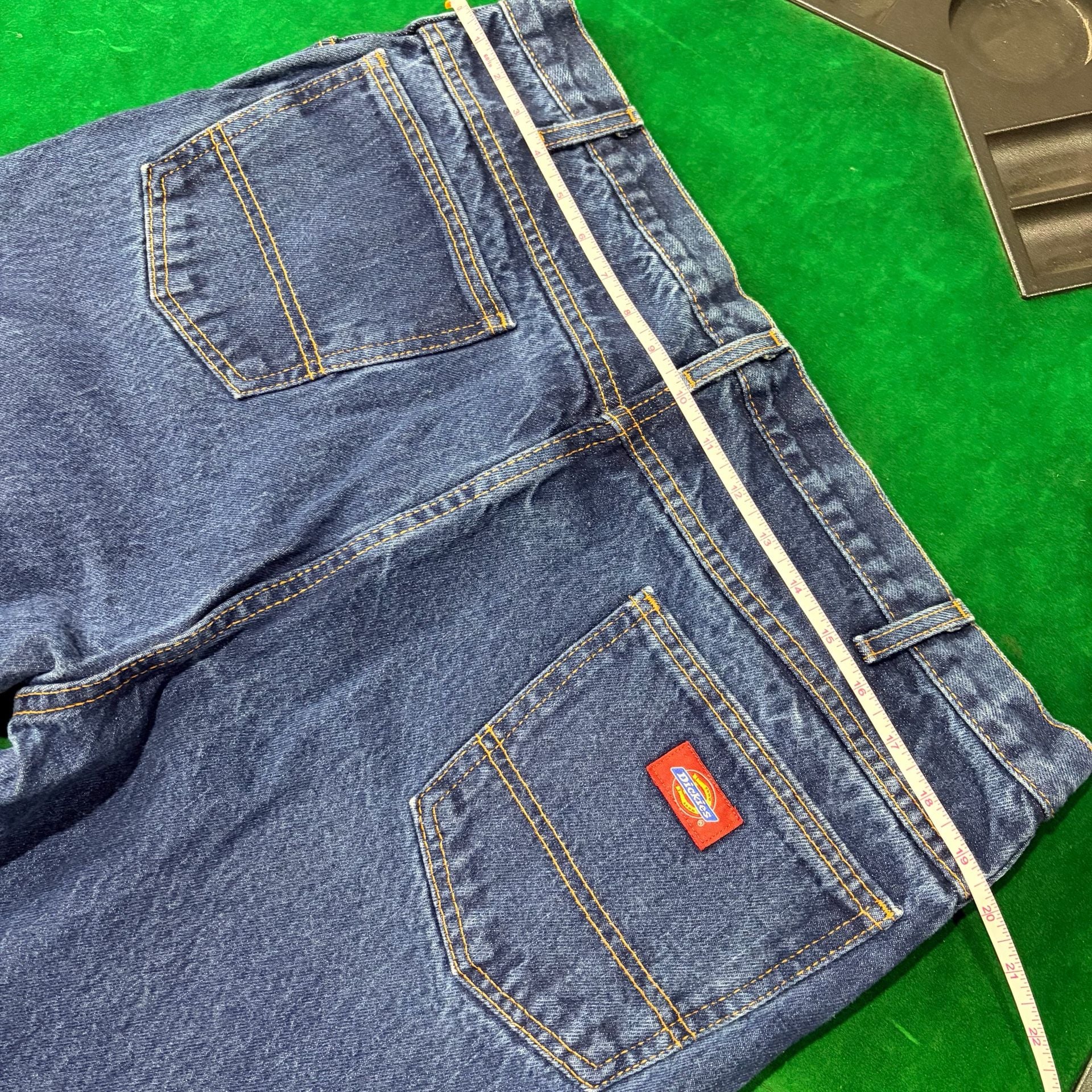 Dickies Relaxed Fit Denim Work Jeans Blue Cotton 4