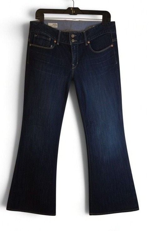 Gap 1969 Real Straight Jeans Size 31/12 Dark Wash 2