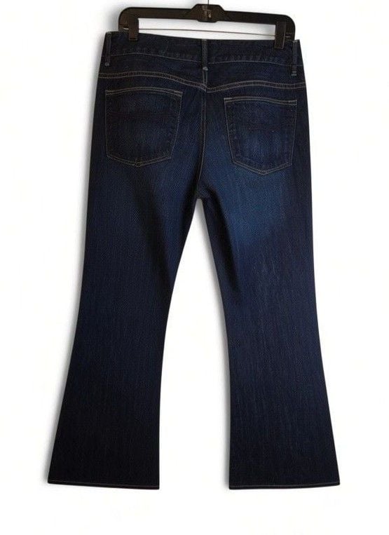 Gap 1969 Real Straight Jeans Size 31/12 Dark Wash 3